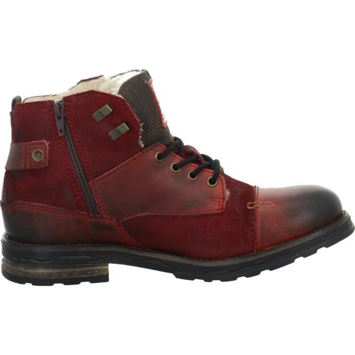 Chaussure bugatti store homme rouge