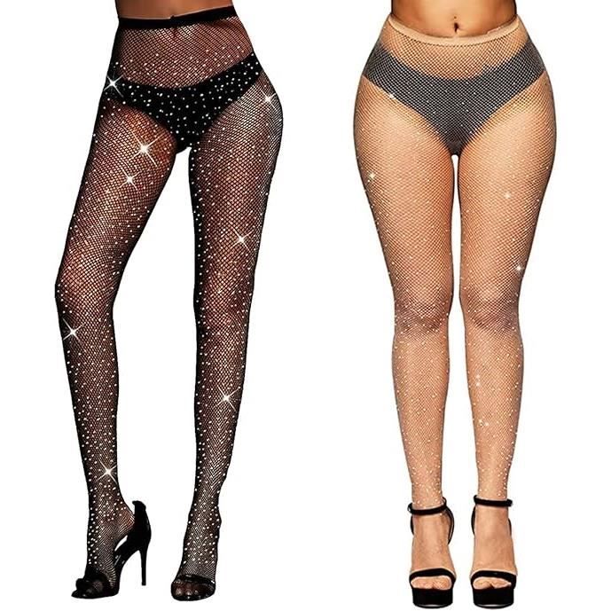 2 Pcs Collant Paillette Femme, Collant Collant Fantaisie pour les Fêtes,  les Bals, les Spectacles, les Jeux de Rôle et Halloween, 2 black -  Cdiscount Prêt-à-Porter