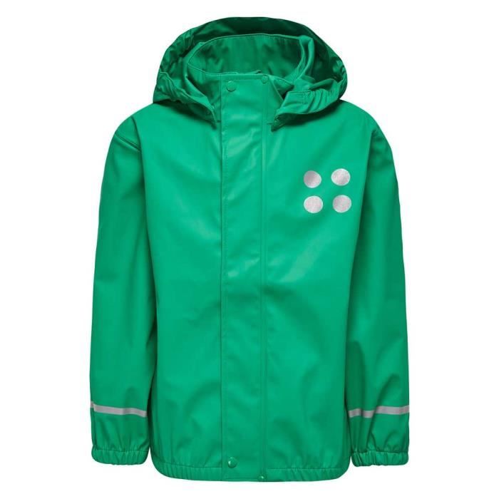 veste de pluie lego wear jonathan 101 - vert - garçon - sports d'hiver - imperméable - respirant