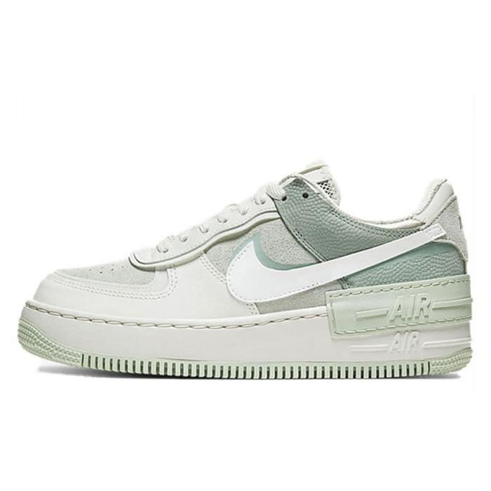 Air Force 1 Shadow CW2655-001 Chaussures pour Femme Vert ... Air Force 1 Shadow CW2655-001 Chaussures pour Femme Vert ...