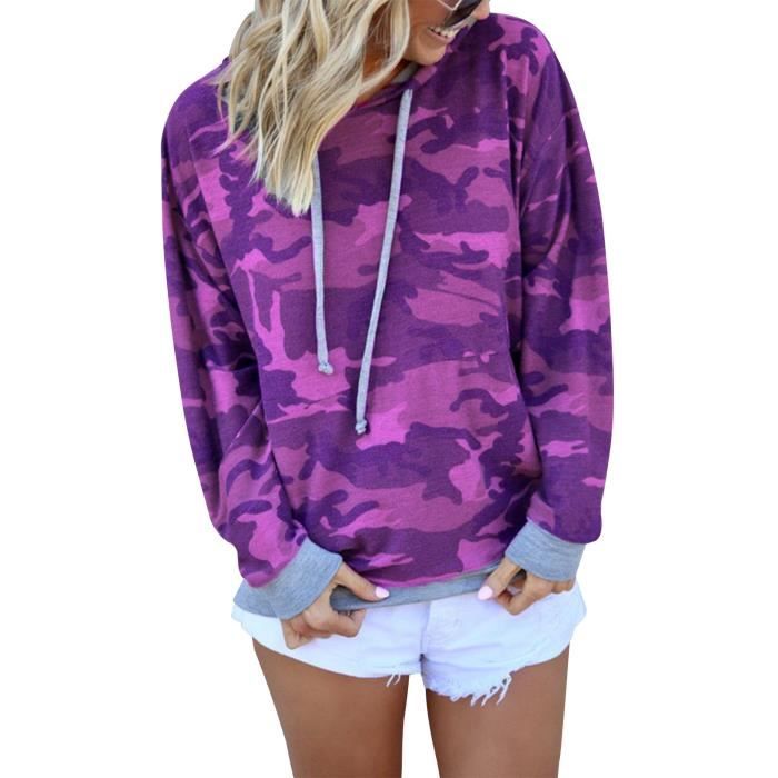 TOFRIMADE Sweat à Capuche Zippé Femme Oversize Décontracté - Chaud, Doux Avec Poches Kangourou Et Cordon