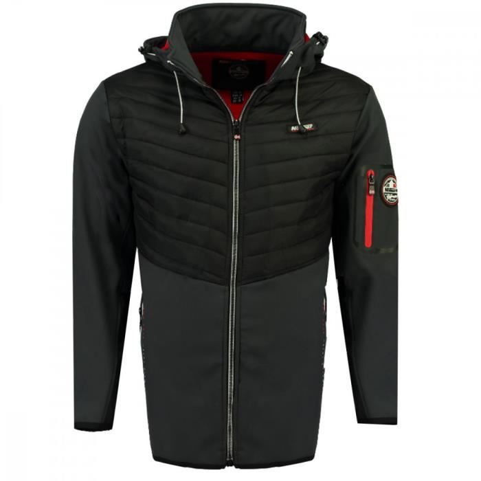 Veste Geographical Norway modele softshell tylonshell homme - Gris fonce