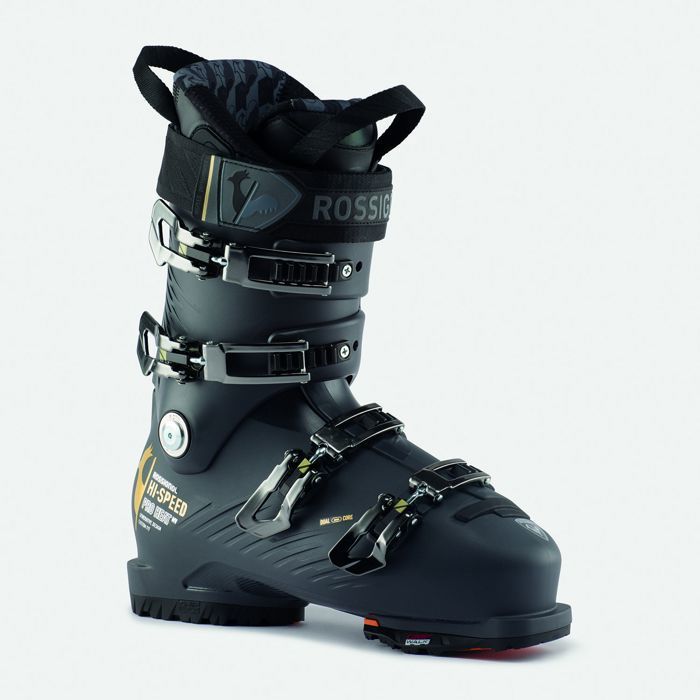 Chaussures De Ski Rossignol Hi-speed Pro Heat Mv Gripwalk Bronze Grey Homme