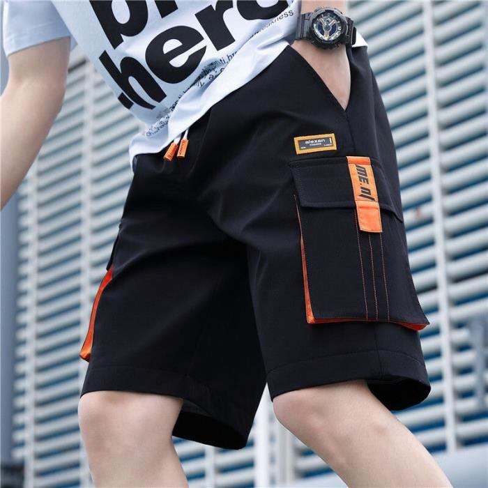 Short Cargo Homme Décontracté été - Plusieurs Poches, Cordon De Serrage, Coupe Confortable, Pour Loisirs, Sport, Voyage