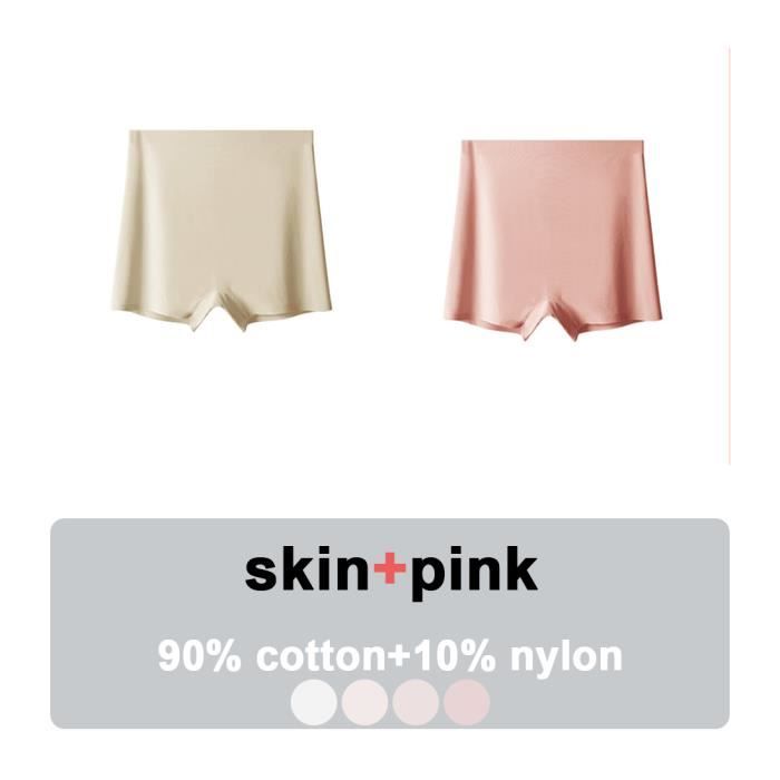 Culotte-slip,Pantalon de sécurité taille haute en soie glacée pour Culotte-slip,Pantalon de sécurité taille haute en soie glacée pour