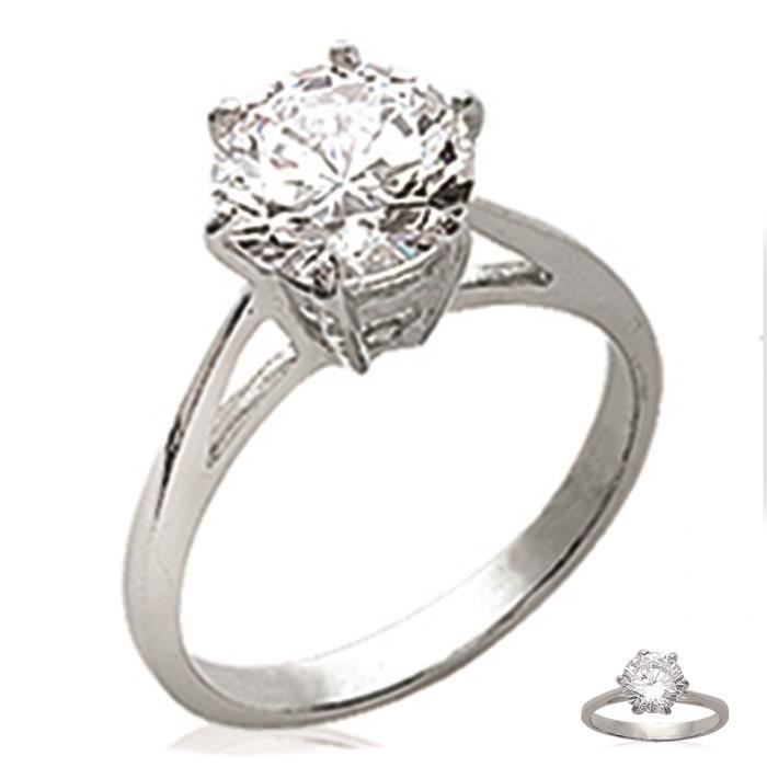 Solitaire Argent O 8 mm A5494 Gris Achat Vente alliance solitaire Solitaire Argent O 8 mm Gris