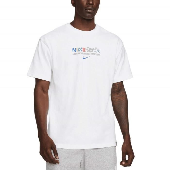 Nike T-shirt pour Homme Max90 Oc Pk4 V2 Blanc DZ2854-100