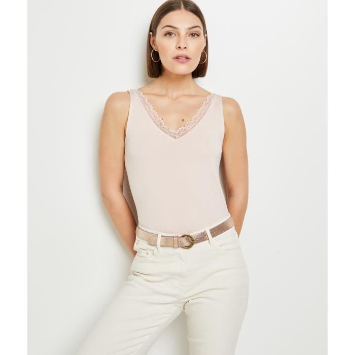 Debardeur rose pale femme best sale