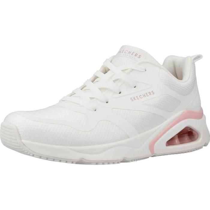 Skechers Chaussure Skechers Modèle Tres-air - Coleur Blanc