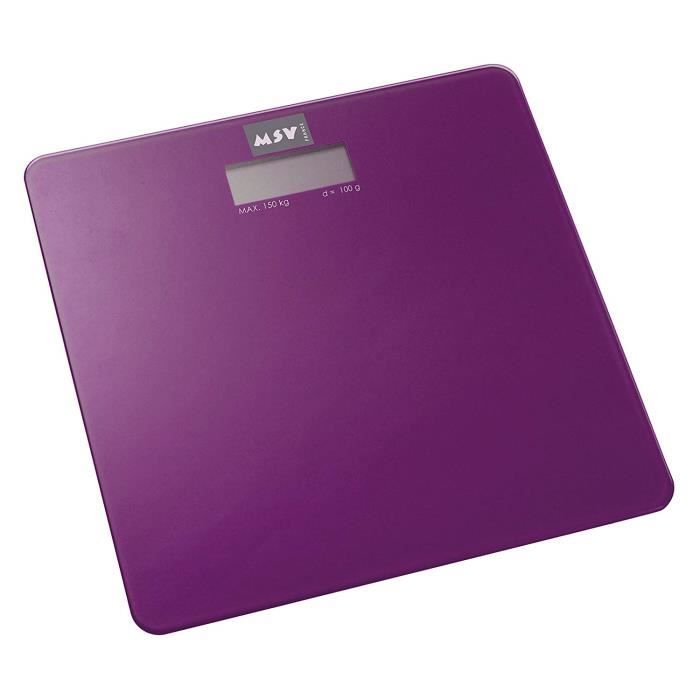 Echelle msv en verre tremp&eacute; violet