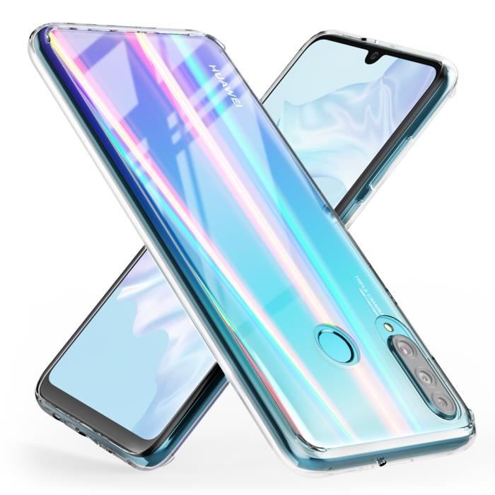 Coque Silicone + Verre Trempé Pour Huawei P30 - Transparente, Renforcée, Anti-choc