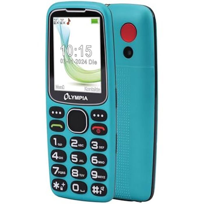 Téléphone Portable OLYMPIA Olympia Star Écran LCD Couleur 2 4 Grosses Touches Double SIM - vue 1