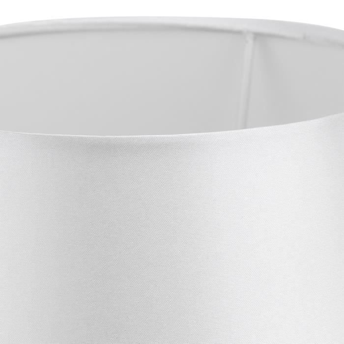 Lot De 2 Abat-jour Blancs Avec Intérieur Doré - Pour Ampoules E27 - Marque Navaris, Neufs