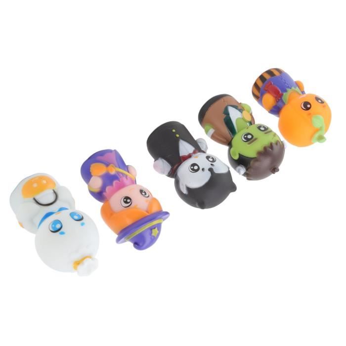 20pcs Marionnettes à Doigts Monstres - Doigts Monstres Caoutchouc Pour Halloween, Cosplay, Fêtes Et Animation Enfants