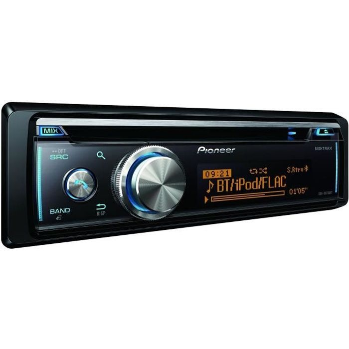 Pioneer DEH-X8700BT Autoradio CD MP3-USB Noir