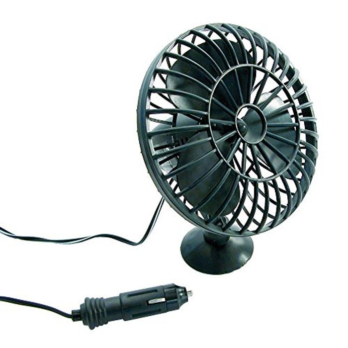 Ventilateur avec ventouse 12V.