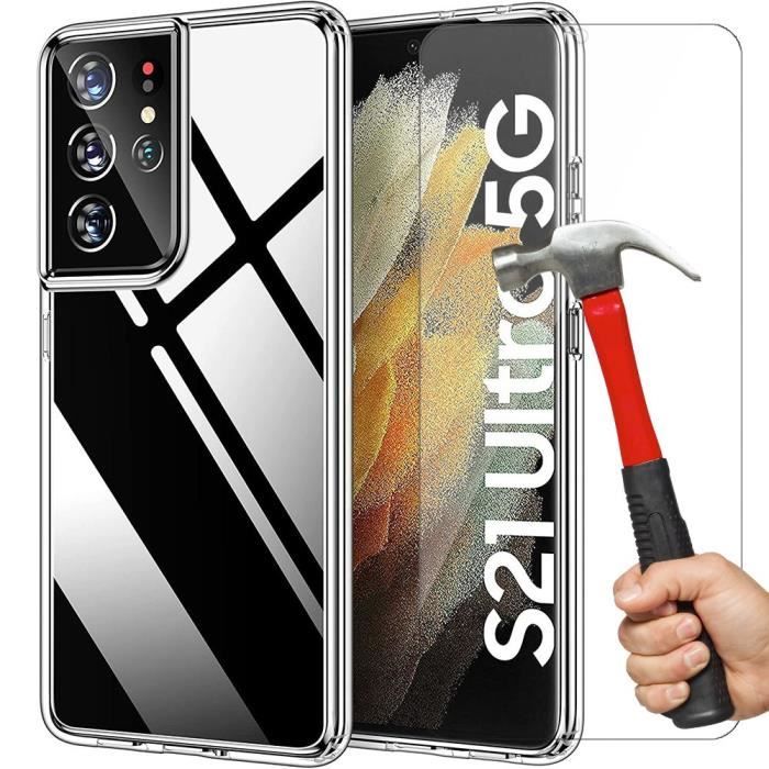 Coque Silicone TPU Transparente + 2 Verres Trempés Pour Oppo Find X3 Neo - Marque Little Boutik, Neuf