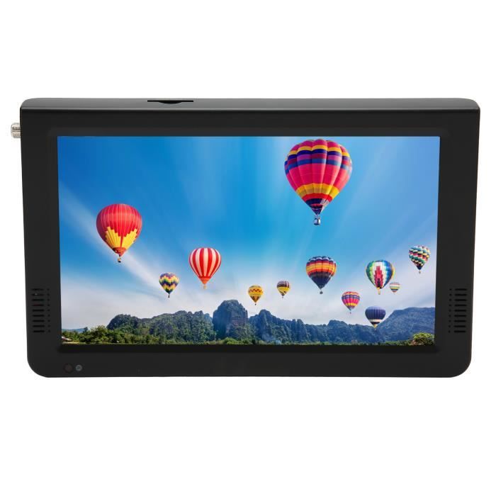 Télévision Numérique Portable 14 Pouces HD - TV De Poche LED TFT 1366x768 Avec Télécommande, Haut-parleurs Intégrés, Batterie 8800mAh Pour Camping, Voiture, Voyage