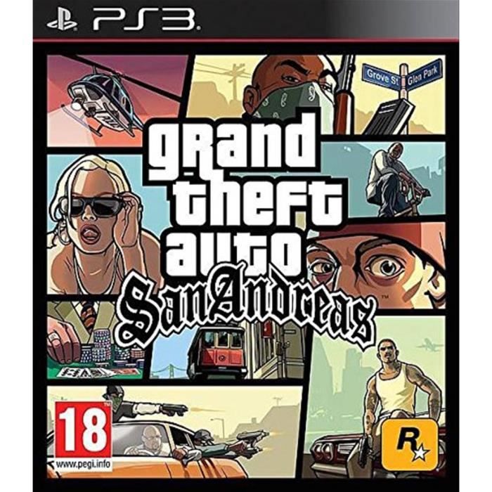 Jeu vidéo GTA San Andreas Action Mode en ligne PS2