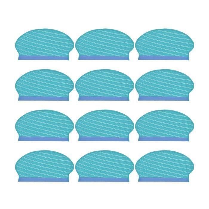 Lot De 100 Tampons Vadrouille Jetables Diversey EasyMop - Microfibre, Rectangulaires - Réf. D1232213/D1232214