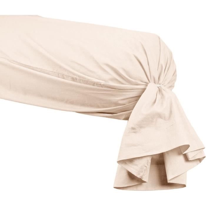 SENSEI LA MAISON DU COTON - Taie D'oreiller Taie De Traversin Percale Unie Easy Care 80 Fils Cm Sensei Soft 45x185 Sensei La Maison Du Coton  028670 81  732766