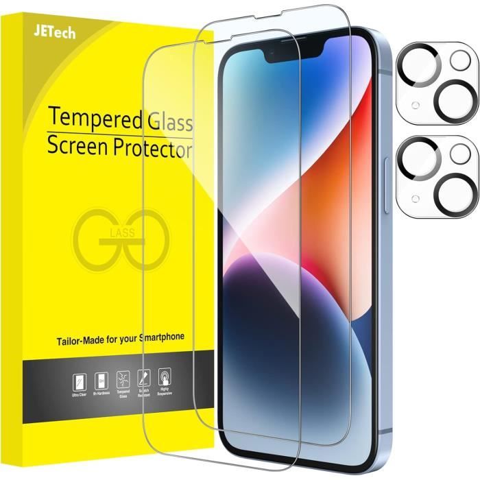 Verre Trempé Pour Iphone 14 Plus 6,7 Pouces Avec Protecteur D'Objectif