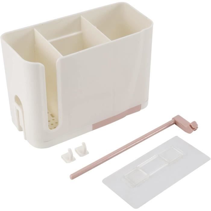 IMIKEYA Porte-Couverts En Bois Élégant – Organisateur De Cuisine Portable Pour Ustensiles, Cuillères Et Fourchettes – Style Moderne Et Pratique