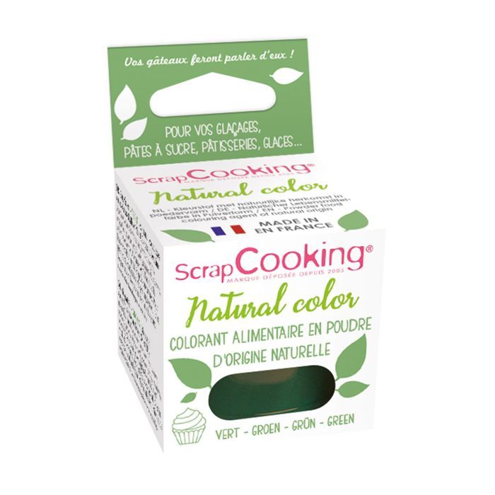 SCRAPCOOKING - Colorant alimentaire naturel vert