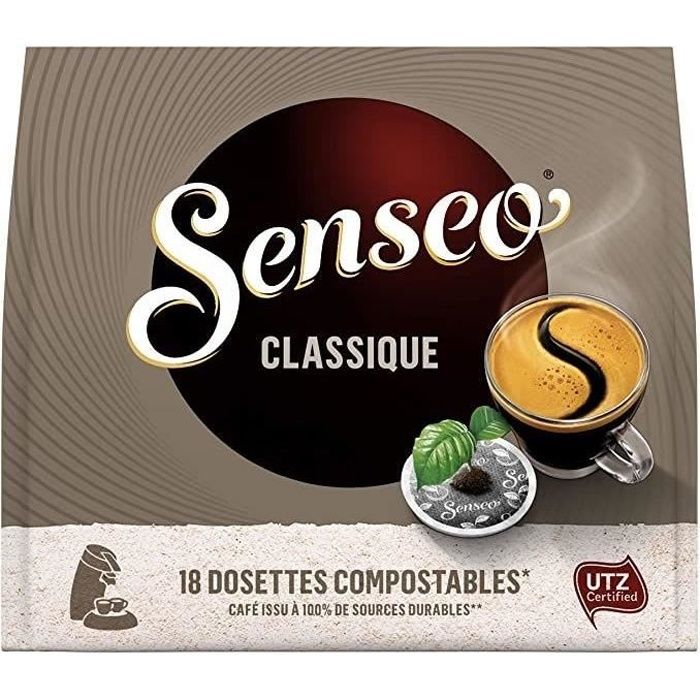 Senseo Cafe Classique En Dosettes X18 Achat Vente Cafe Dosette Cafe En Dosettes X18 Cdiscount