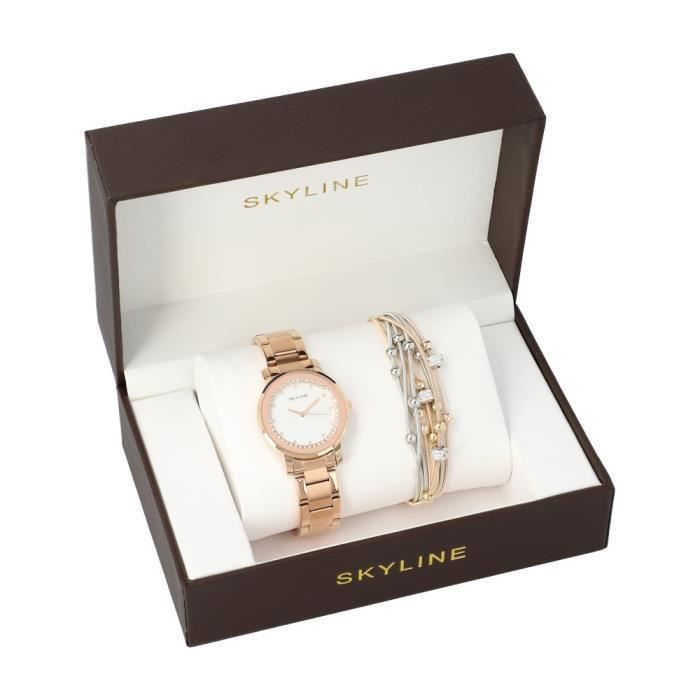 Montre skyline femme prix on sale