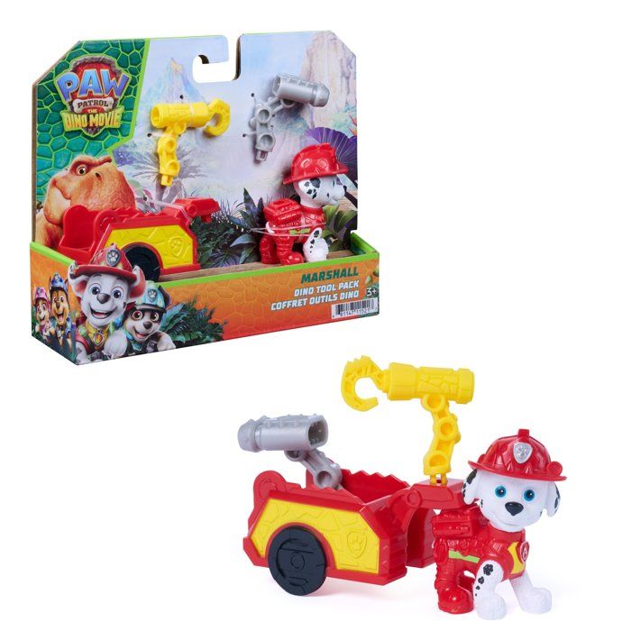 Pack Figurine + Outils Marcus La Pat Patrouille Le Film Mission Dino SPINMASTER A Partir De