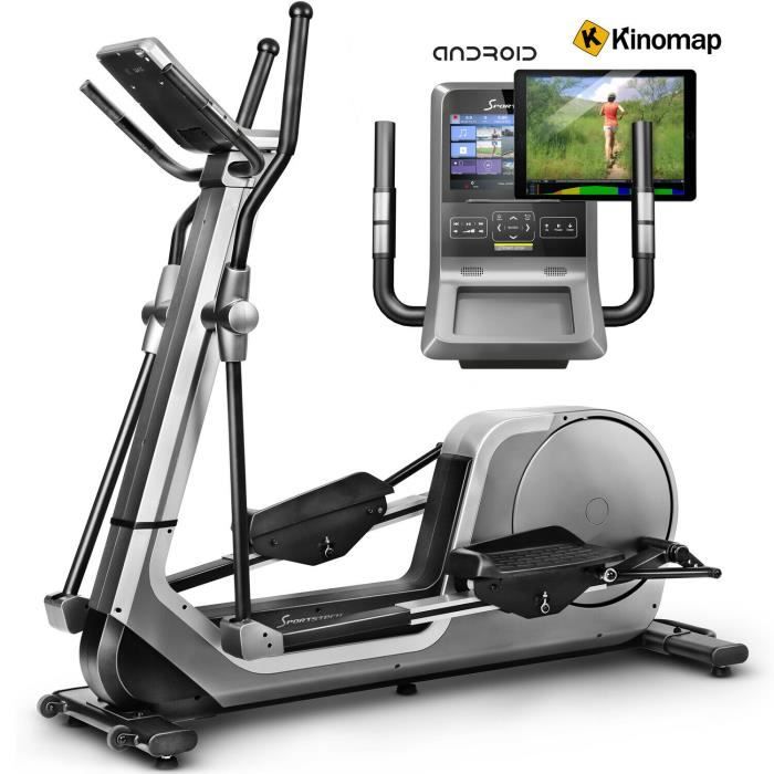Sportstech LCX800 Velo elliptique de Luxe avec Console Multifonction Android Roue d inertie DE 24 kg 12 programmes d entrainement Cdiscount Sport