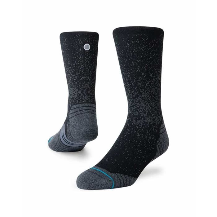 Chaussettes de Running Stance Run Crew Noir Homme 35 37