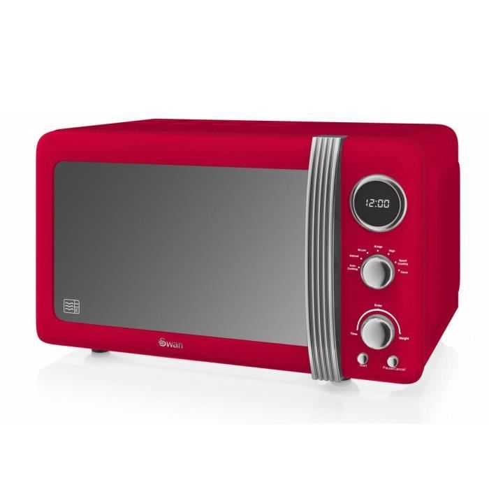 Micro Rouge Swan Micro-ondes 20L Rouge - Cdiscount Electroménager