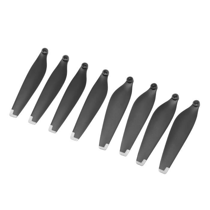 Hélices 3 Pales Pour DJI Air 2 / Air 2S - PC Robuste, Faible Bruit, Installation Rapide - VGEBY (bord Argent Orange)