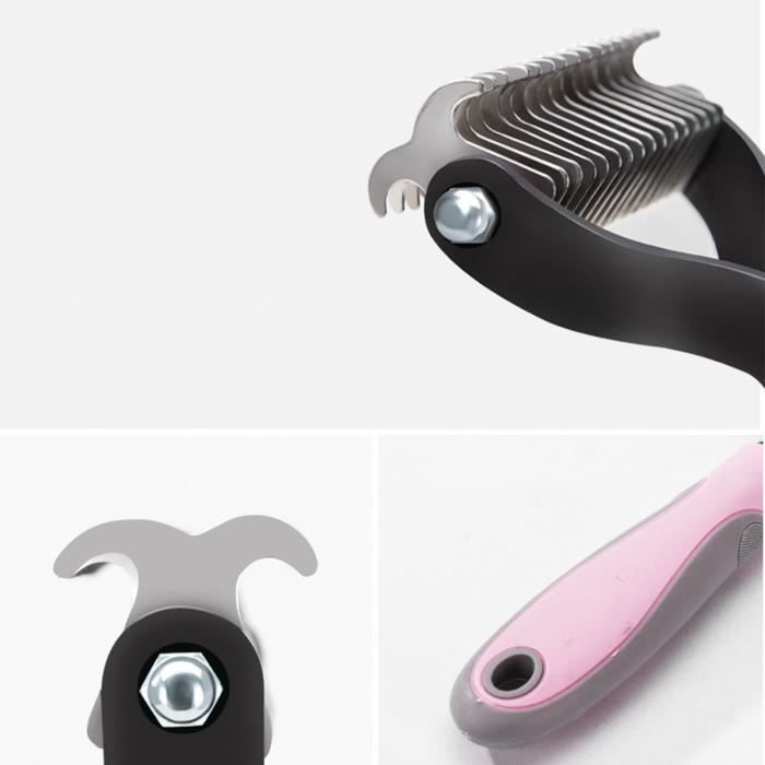 Brosse De Toilettage Pour Chevaux Showman 'Dandy' Soft Grip - Manche Rose Ergonomique Et Confortable