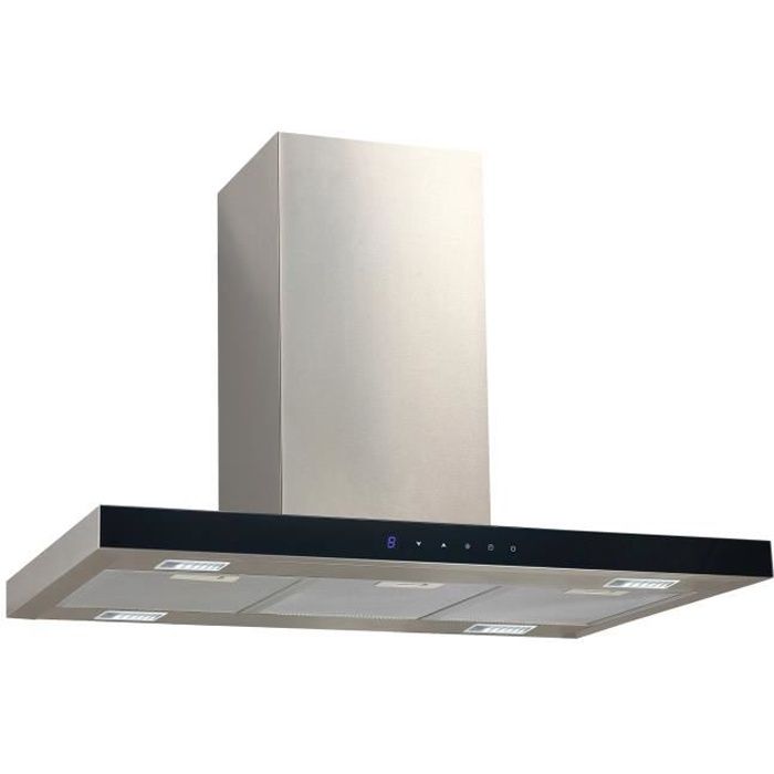 Viesta Vdi90230eg Hotte Aspirante Elegante Pour Ilot 90cm Inox Avec Touchpad Et Eclairage Led Classe Energetique A Achat Vente Hotte Cdiscount