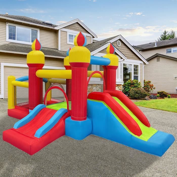 But De Basket Et Football Flottant Pour Piscine – Jeu Combiné été – En Mousse EVA, 45x55x70 Cm – Avec Ballons Et Pompe