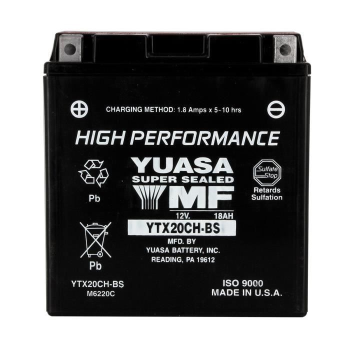 YUASA-812728 - Batterie YTX20CHBS