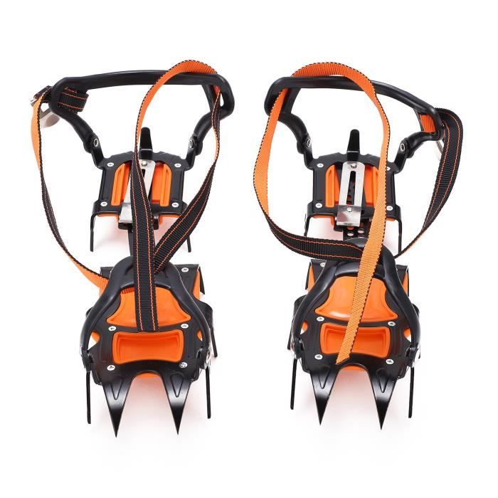 Crampons Antidérapants Pour Chaussures D'hiver | Transparents, Avec Pointes En Acier, Pour Neige Et Glace