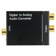 Convertisseur Numérique-Analogique Audio Adaptateur DAC Toslink Coaxial Optique vers RCA L/R Audio Stéréo pour PS3 Xbox HD DVD PS4 -1