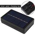 Chargeurs Solaires Pour Téléphones Portables - Chargeur Batterie Solaire Piles Aa/aaa Universel Station Charge Rechargeable-1