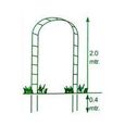 Arche de jardin métallique pour plantes grimpantes - Arceau rosiers grimpants -  Résistant aux intempéries-1