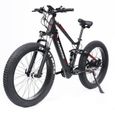 RANDRIDE YX90 vélo électrique 1000W moteur 48V 13.6Ah batterie 50-60 portée maximale 26*4.0 '' gros pneu 150kg charge-1