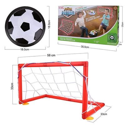 Ballon De Foot Aéroglisseur Rechargeable - LED Lumineuses - Jeu D'intérieur Pour Enfants 3-12 Ans - Cadeau Idéal