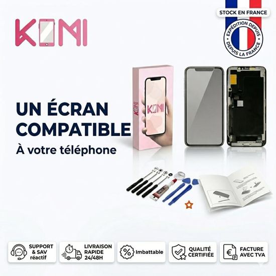 Écran LCD Remplacement IPhone 16 Plus 6,7" - Tactile 3D, Haute Résolution, Avec Outils Et Joint étanche