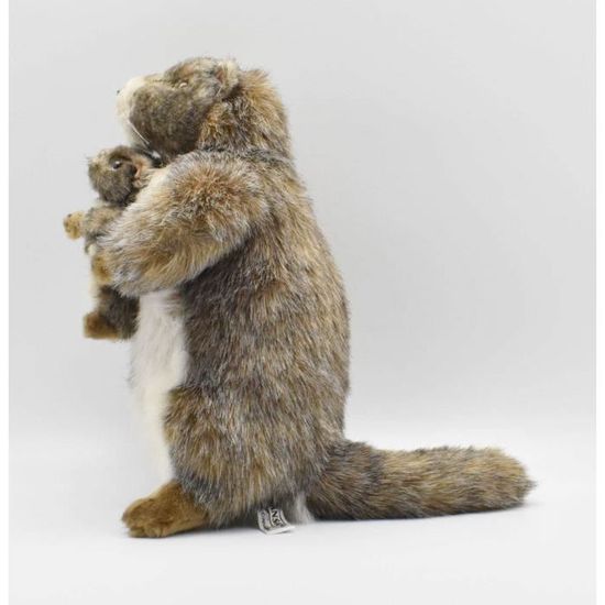 Peluche Marmotte chanteuse habillée - 27 cm - Doudou de qualité - Cdiscount  Jeux - Jouets