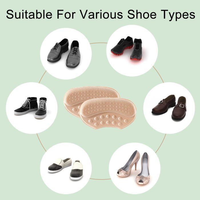 10 Paires Coussinets De Talon Autocollants Confortables - Protège-Talon Et Orteil Pour Chaussures, Soulage Ampoules Et Douleurs
