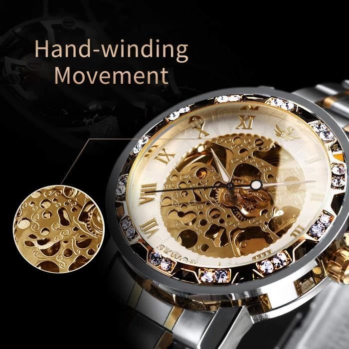 Montre fossil homme outlet avec remontage manuel
