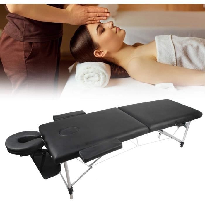 Table de massage pliante professionnelle à hauteur réglable